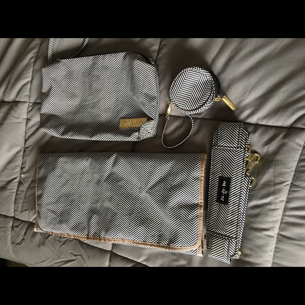 Jujube Be prepared diaper bag and accessories.